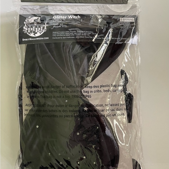 Spirit Halloween Glitter Witch Costume - Picture 6 of 6